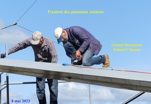 2023 05 08 CHAN-PL P1020057 Pose des cables des panneaux solaires G.Clauzon G.Dereumetz