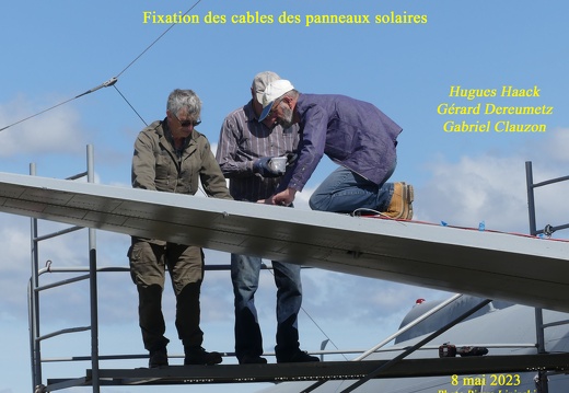 2023 05 08 CHAN-PL P1020073 Pose des cables des panneaux solaires H.Haack G.Clauzon G.Dereumetz