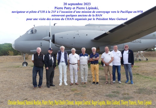2023 09 20 CHAN-PL P1030407 Visite Pierre Patry et ses amis Extérieur ATL31 le groupe txt