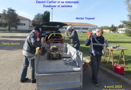 2024 04 04 CHAN-PL P1040759 Arrivée de la remorque D.Carlier M.Terpand C.Desclos